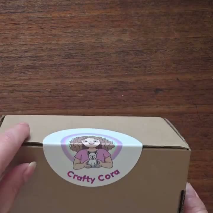 Vanessa B. unboxing her Crafty Cora order